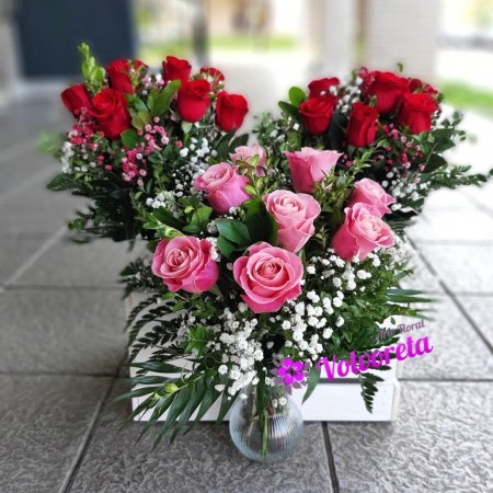 3 bouquets de rosas