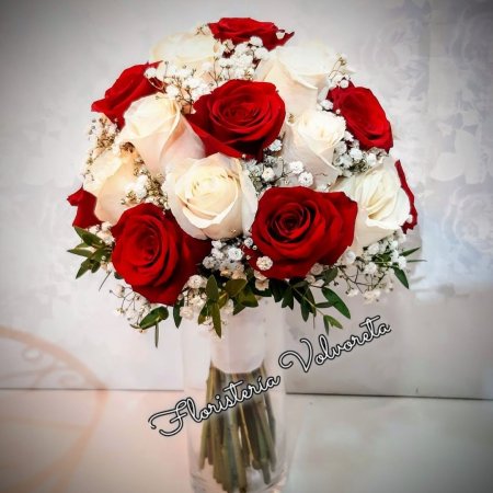 Ramo de novia de rosas